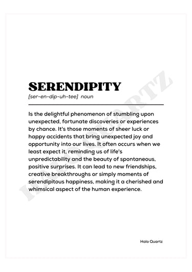 Serendipity Halo Quartz